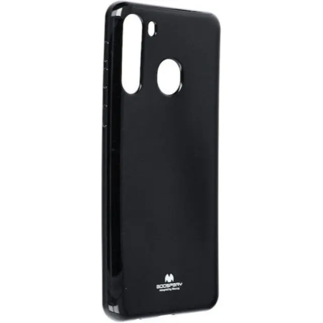 Θήκη Mercury Jelly Back Cover Σιλικόνης Μαύρο (Samsung Galaxy A21)