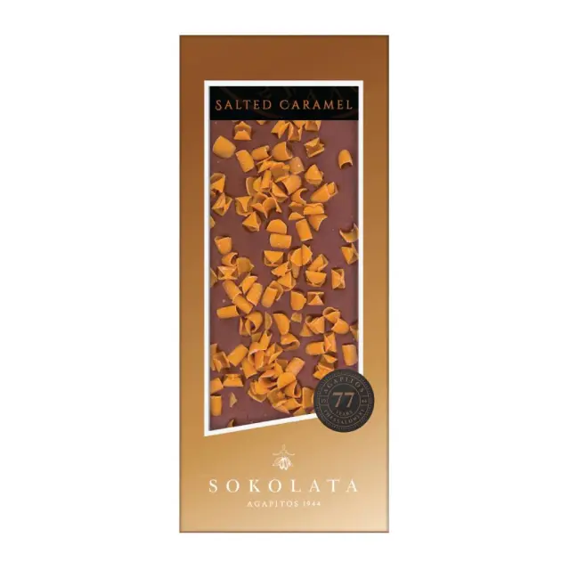 Agapitos Milk Caramel Sea salt & Milk Chocolate 100gr