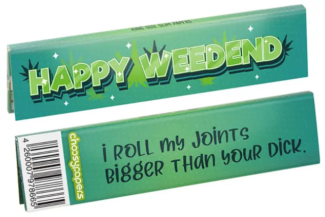 Choosypapers Χαρτάκια King Size Slim 32φ. - Happy Weekend