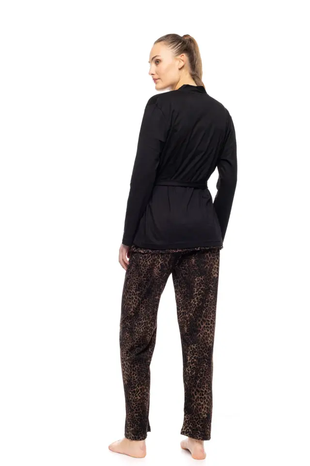 W1713 - Type - PYJAMA 3PCS LEOPARD - S 3