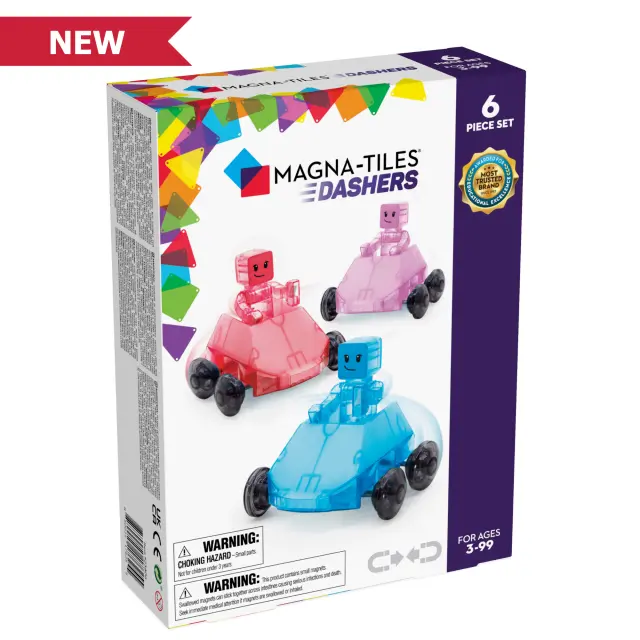 Magna-Tiles Μαγνητικό Παιχνίδι Dashers 6 Κομμάτια για 3+ ετών 23806