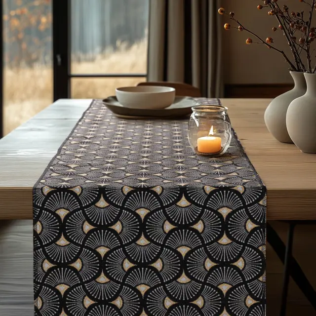 Beauty Home ΡΑΝΝΕΡ ΣΤΟΦΑ SCALE WAVE LUXURY 32 cm x 2.5 m 2
