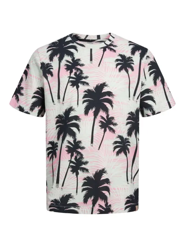 JORTULUM AOP T-shirt με all-over print – Ροζ