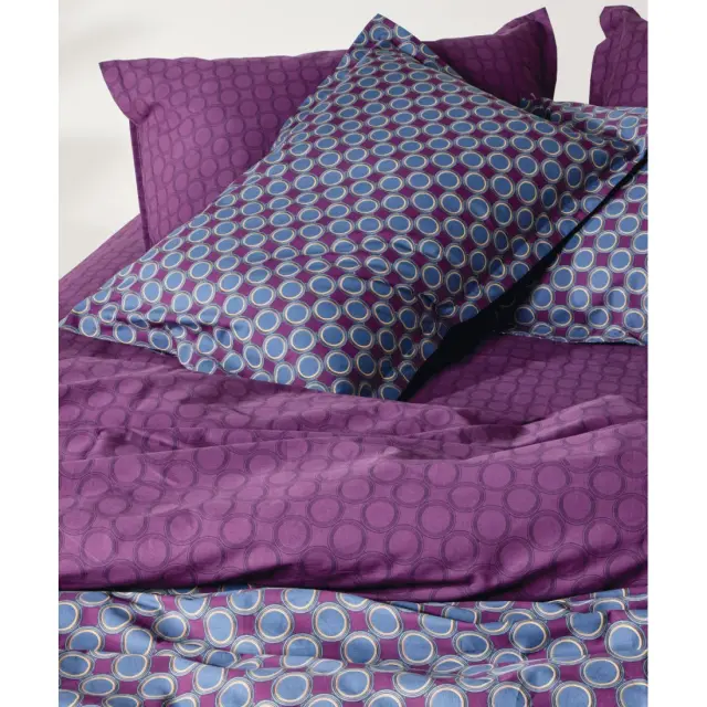 Σετ Παπλωματοθήκη Υπέρδιπλη 3 Τεμαχίων Kentia Chaos Mauve-Grey-Orange 225x245 2