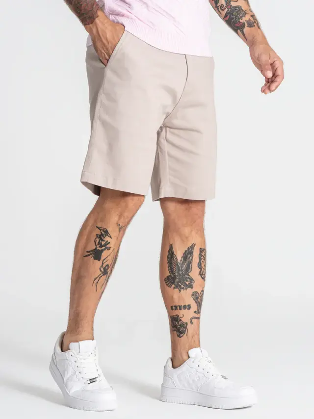 Gianni Kavanagh Ανδρικό GK Chinos Shorts – Beige - XL 3