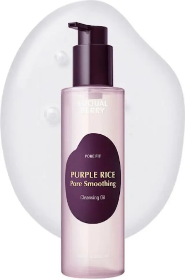 Eqqualberry Purple Rice Pore Smoothing Cleansing Oil Έλαιο Καθαρισμού Προσώπου Για λείανση Πόρων 200ml
