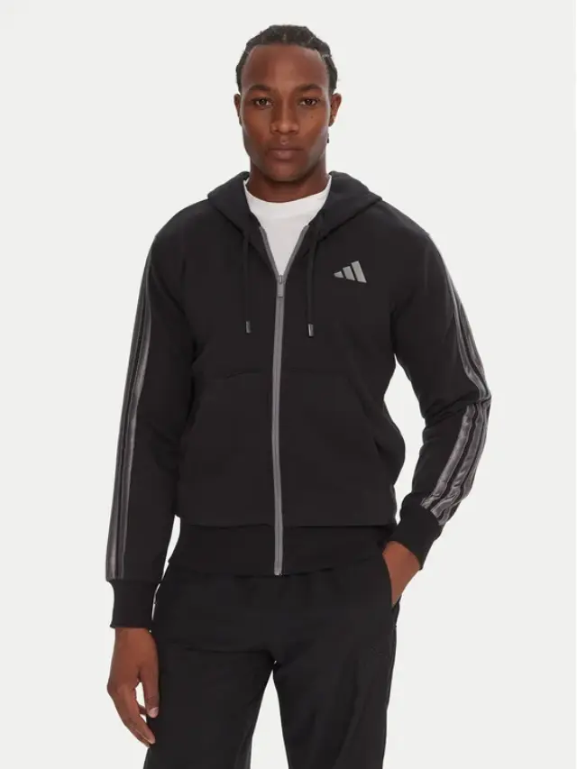 Μπλούζα Holiday 3-Stripes JM1695 Μαύρο Regular Fit - L