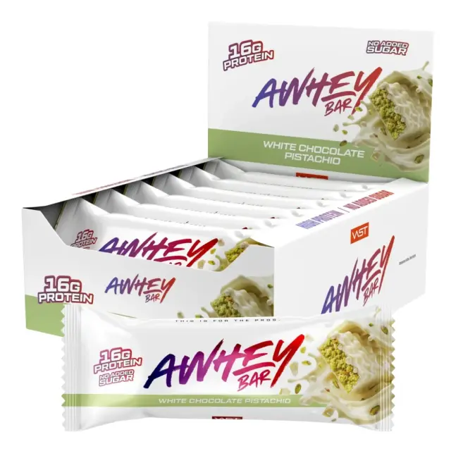 AWHEY Protein Bar White Chocolate Pistachio 50g VAST 2