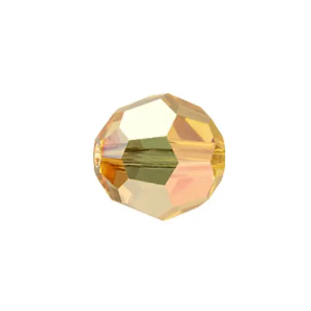 Swarovski 5000 Faceted Round Crystal Metallic Sunshine 4mm - 10τεμ