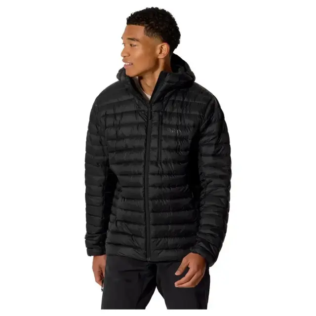 Rab Microlight Alpine Down Hoody Ανδρικό Πουπουλένιο Μπουφάν Black - Medium 3