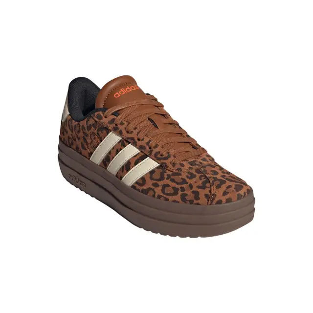 adidas Sportswear Women's VL Court Bold Animal Print Suede Καφέ KK4671 (adidas Sportswear) 3