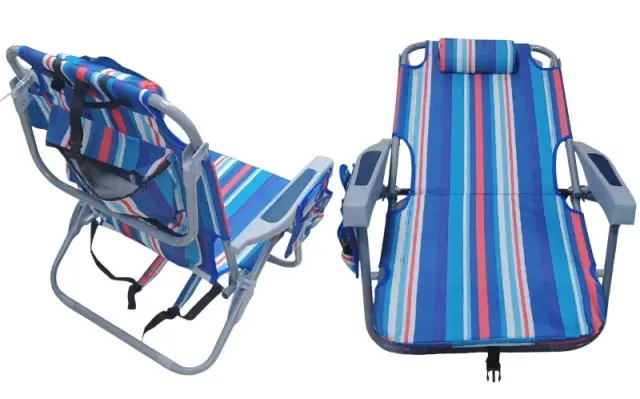 Πτυσσόμενη καρέκλα camping - 1613LV - 241750 - Blue/Green 2