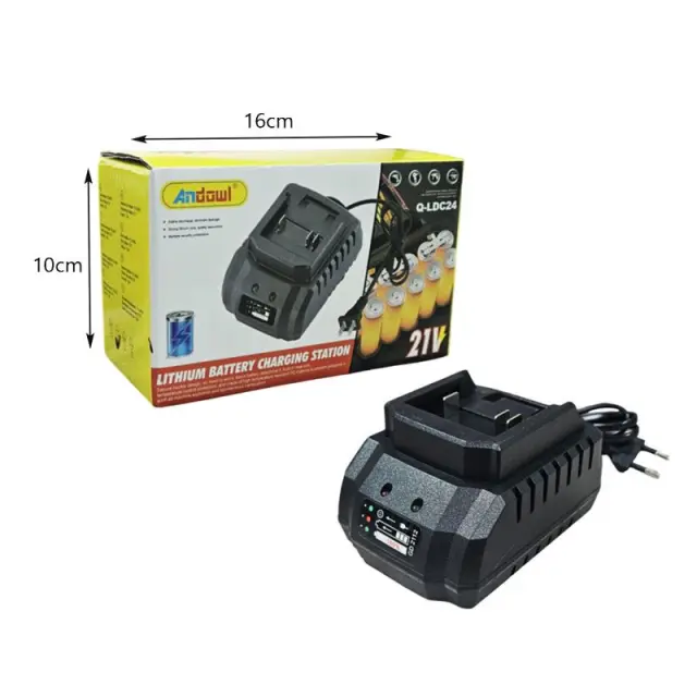 Andowl Σταθμός Φόρτισης Μπαταριών Λιθίου 21V Q-LDC24 - Lithium Battery Charging Station 0761028 2