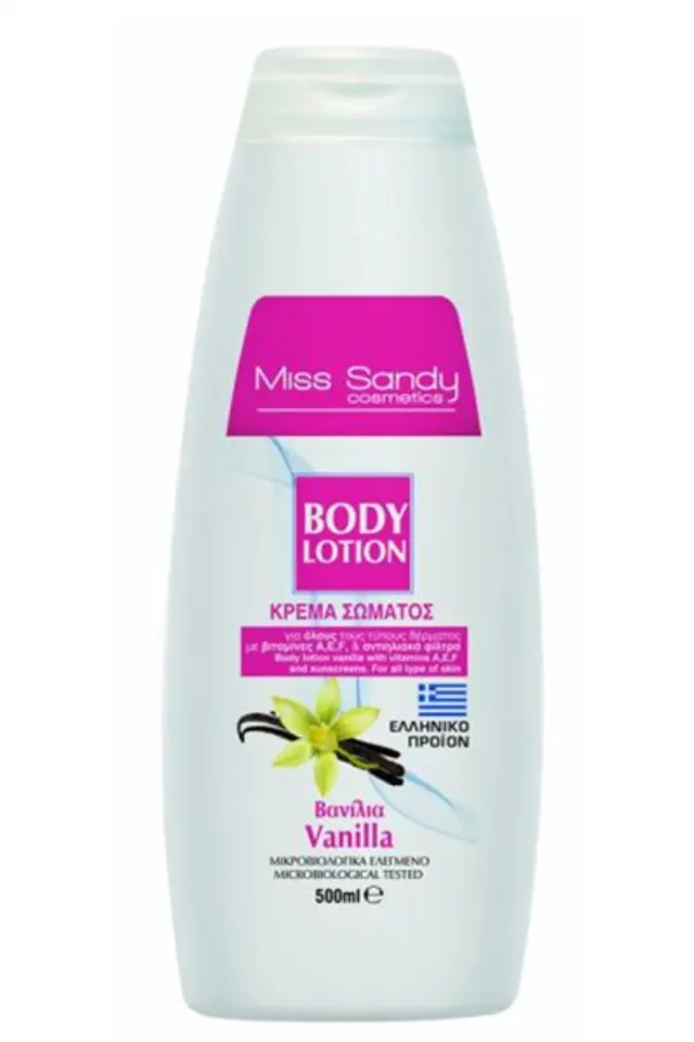 Miss Sandy Kρέμα Σώματος Βανίλια 500ml