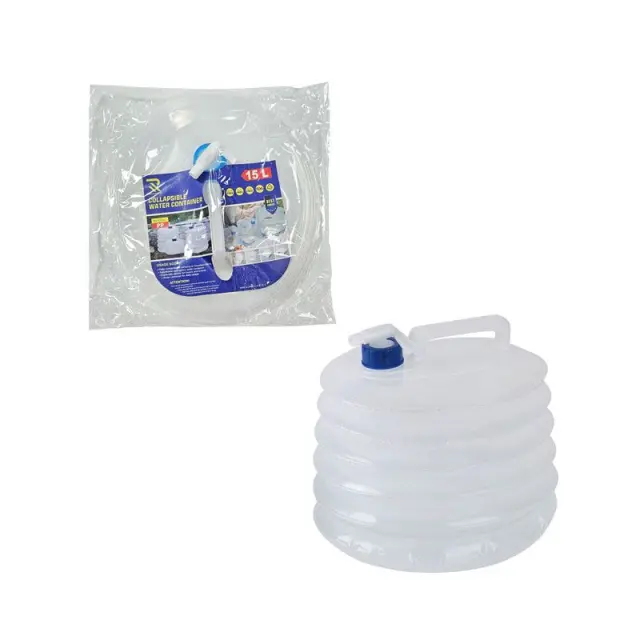 Πτυσσόμενο Δοχείο Νερού 15L με Βρύση - Collapsible Water Container 15L with Spigot 0111730