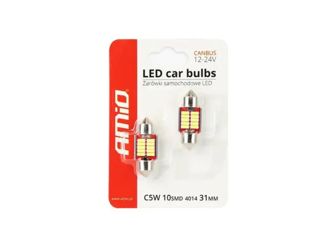 AMiO LED Canbus 12V / 24V 2W 5600K 2τμχ 01288 2