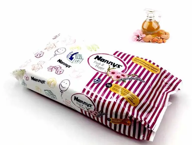 Nannys | Wipes Almond | Μωρομάντηλα με Αμυγδαλέλαιο | 56τμχ