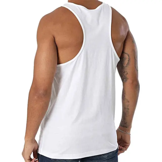 Champion Men's Standard Fit Small Chest Logo Tank Άσπρο 220781-WW001 (Champion) 2