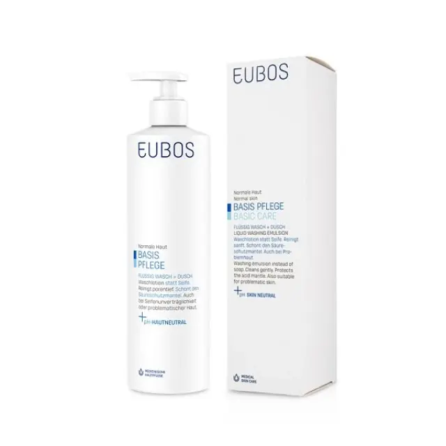 Eubos Basic Blue Υγρό Καθαρισμού 400ml