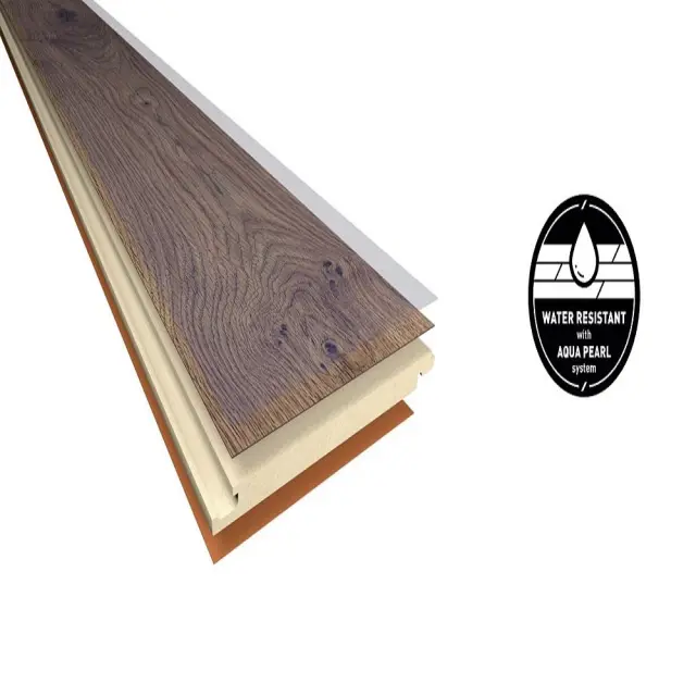 Kronotex Πάτωμα laminate ROOMS Loft 10mm-AC5/33 Elba Oak Titanium Κιβ: 1,581 m² / R1023 2