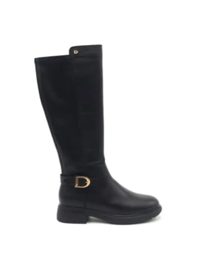 Donna Serena Μπότες Γυναικείο δέρμα/ύφασμα Μαύρο DSE/5895 NERO - 38 3