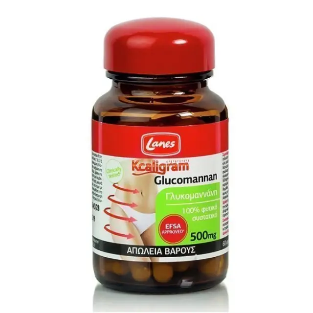 Lanes Kcaligram Γλυκομαννάνη 60caps