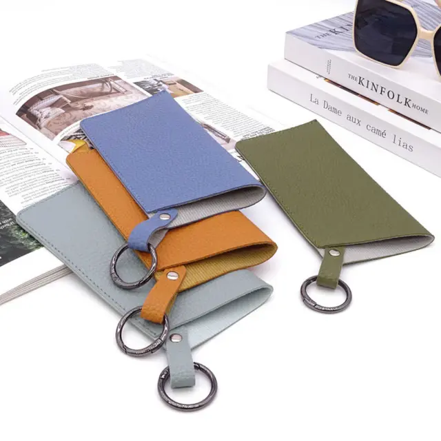 Techsuit - Glasses Case (ETN6) - PU, 17.5 x 8.5cm - Κεραμιδί 2