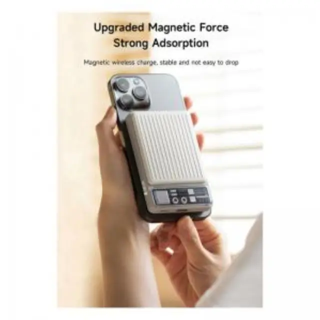 Φορτιστής Ανάγκης Devia S28 22.5W 10000mAh Magnetic Wireless Extreme Speed Ανοικτό Γκρι N63429 3