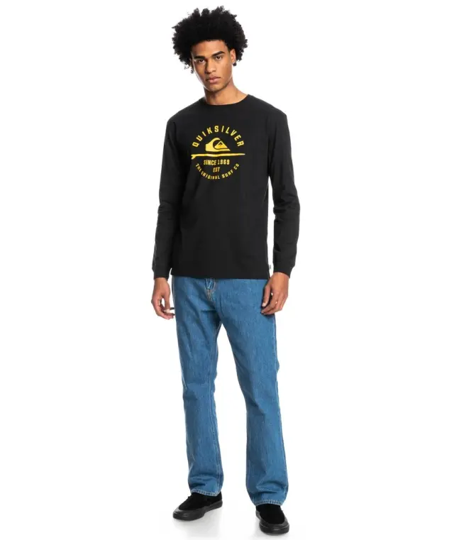 QUIKSILVER MW SURF LOCKUP LS ΑΝΔΡΙΚΗ ΜΠΛΟΥΖΑ - KVJ0 BLACK 3