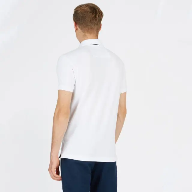 La Martina - Ανδρικό T-Shirt Polo CCMP02-PK001-00001 Λευκό - 3XL 2
