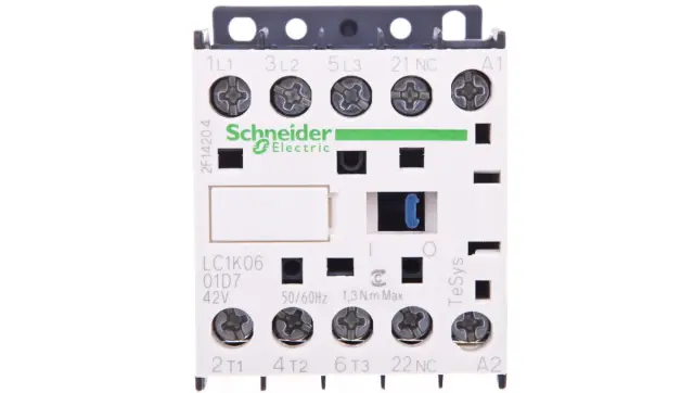 Contactor TeSys K LC1K 3P 6A 42V AC