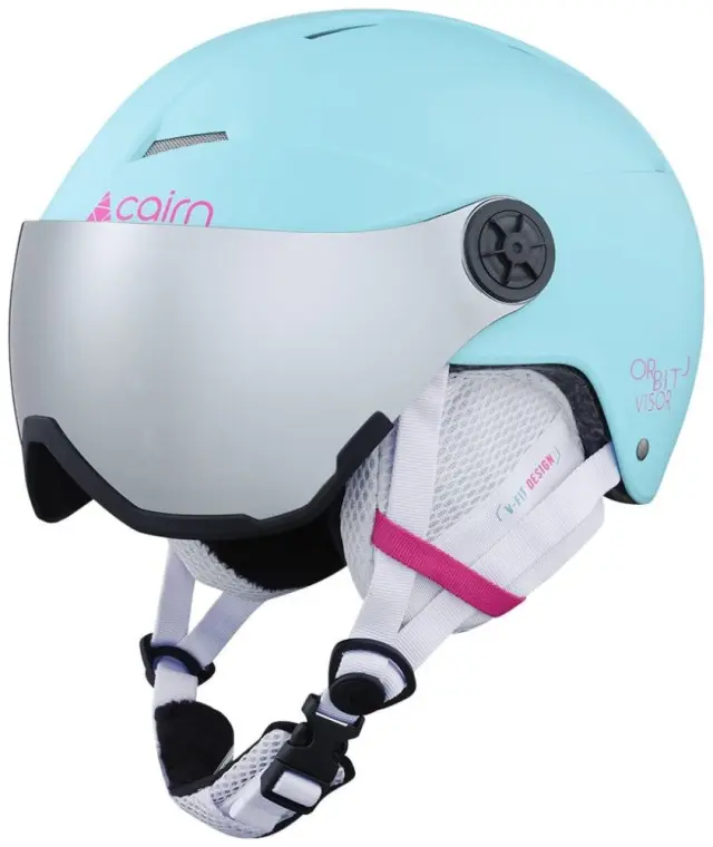 Κράνος Cairn Παιδικό Orbit Visor J Mat Turquoise Pink - 0606709-73 - 54/56