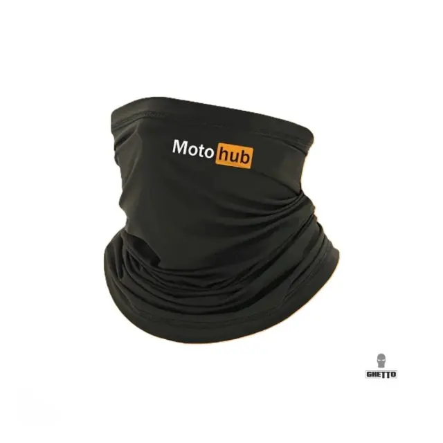 Ghetto Black Face Mask MotoHub Unisex