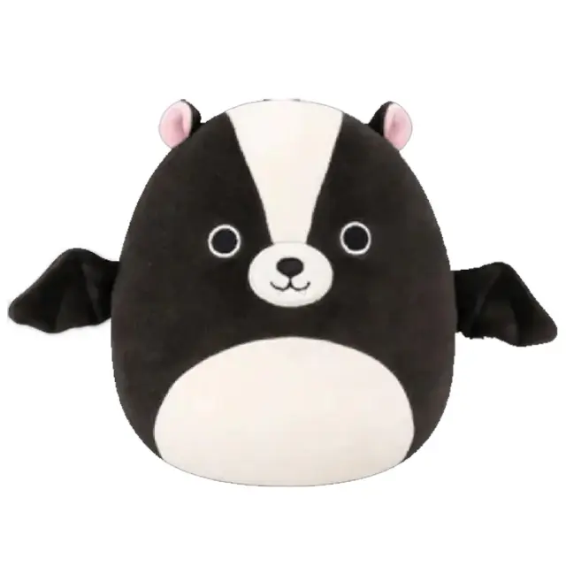 Λούτρινο Squishmallows - Ζωάκια Ψαράκια 19Εκ - Skyler The Skunk Bat, Η Νυχτεριδα, JWSQ8641