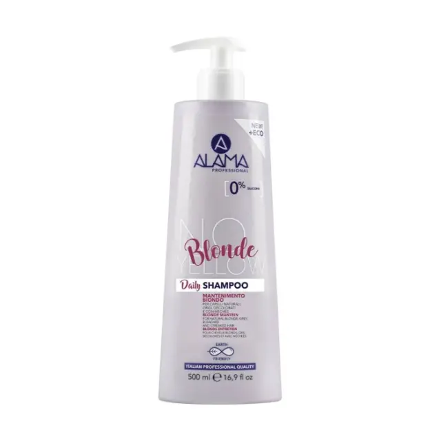 Σαμπουάν Alama No-Yellow για βαμμένα μαλλιά 500ml