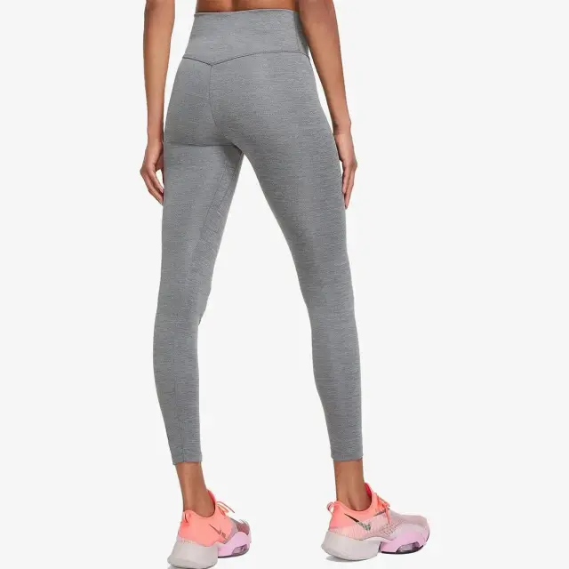 Nike Dri-Fit One Mid-Rise 7/8 Graphic Training Γυναικείο Cropped Κολάν DD4555-068 Γκρι - M 2