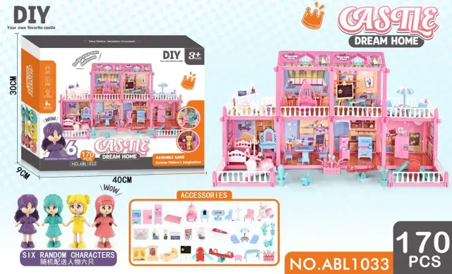 Κουκλόσπιτο DIY - Dream Home - ABL-1033 - 170pcs - 555556 2