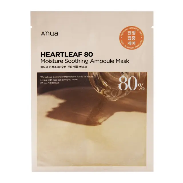 Anua Heartleaf 80 Moisture Soothing Ampoule Mask 27ml