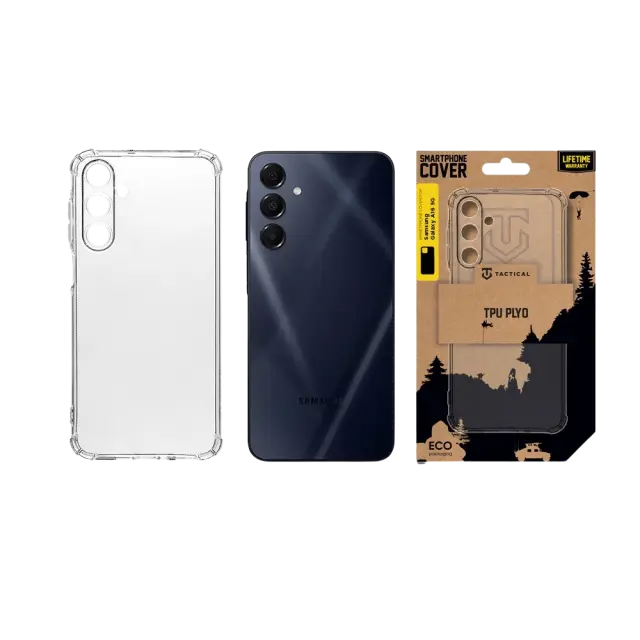 Tactical TPU Plyo Cover for Samsung Galaxy A16 4G/5G Transparent 3