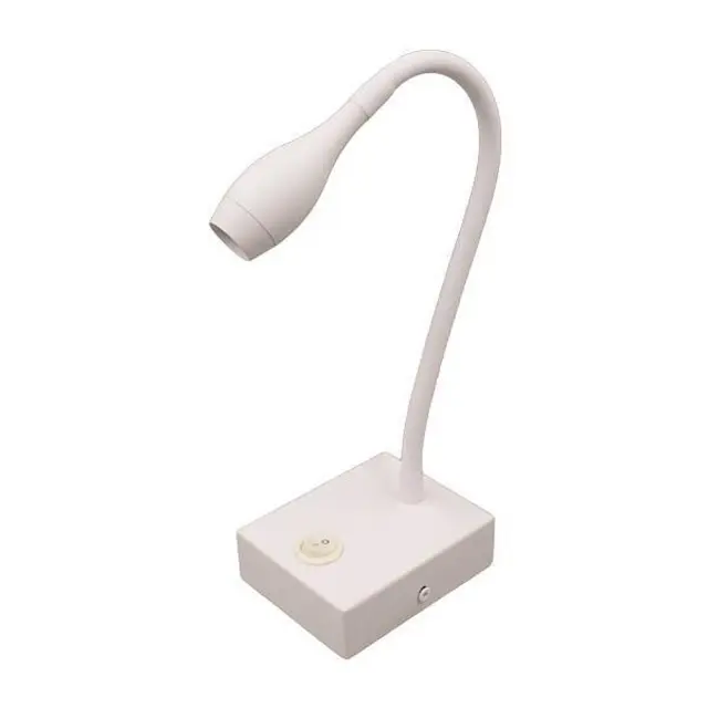 Απλίκα Κρεβατιού Ανάγνωσης "ARISTON 7" LED 3W Λευκό EUROLAMP 147-55474