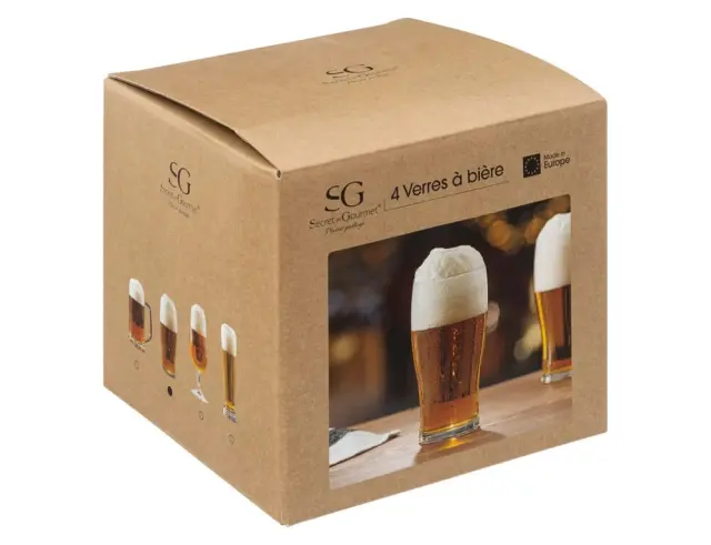 Σετ ποτήρια μπύρας Secret de Gourmet με χωρητικότητα 570ml - 4 τεμάχια 154525 2