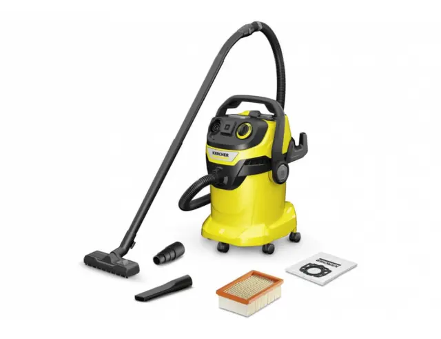 Σκούπα Υγρής Και Ξηρής Αναρρόφησης Karcher WD 5 P V-25/5/22 (1.628-306.0) με Ισχύ 1100W και χωρητικότητα κάδου 25L1.628-306.0