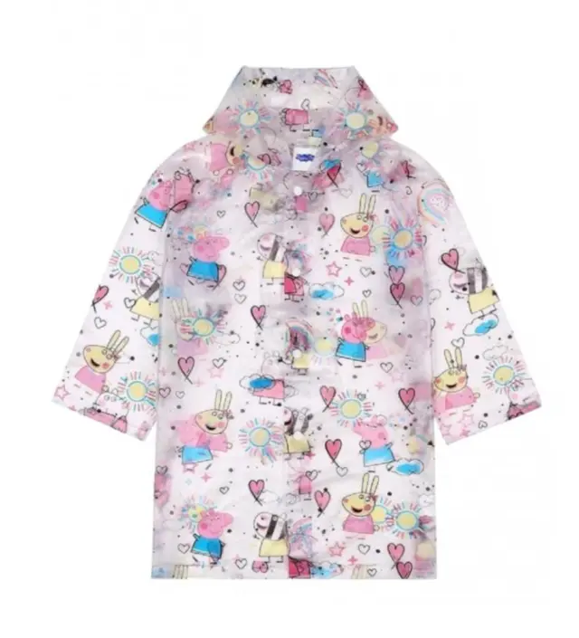 Αδιάβροχο Raincoat Παιδικό με Κουκούλα Colors Peppa Pig 8110035 - 5-6Y (110-116cm)