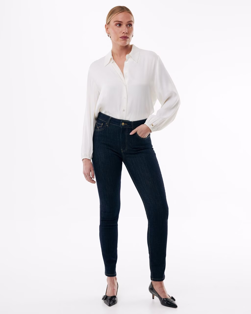Mexx Μπλε Ελαστικό Τζιν παντελόνι slim Μπλε - 28