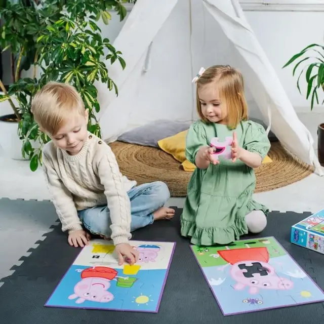 Παζλ Trefl Peppa Pig διπλής όψης 2x10τμχ 2