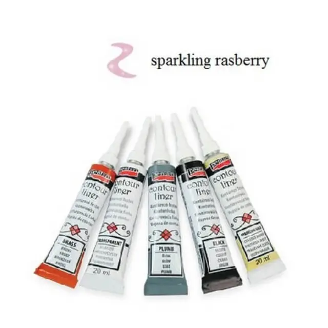 Contour Liner ανάγλυφο περίγραμμα Pentart 20ml - Sparkling Rasberry