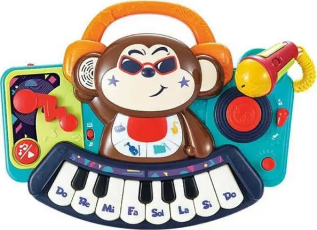 DJ Monkey Keybords με Μικρόφωνο Hola Toys 3137