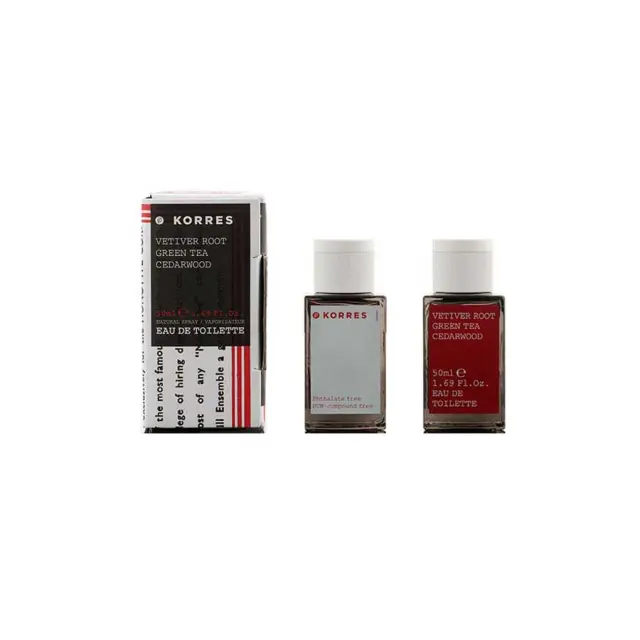 ΚΟΡΡΕΣ Eau De Toilette Ανδρικό Άρωμα Vetiver Green Tea Cedarwood 50ml