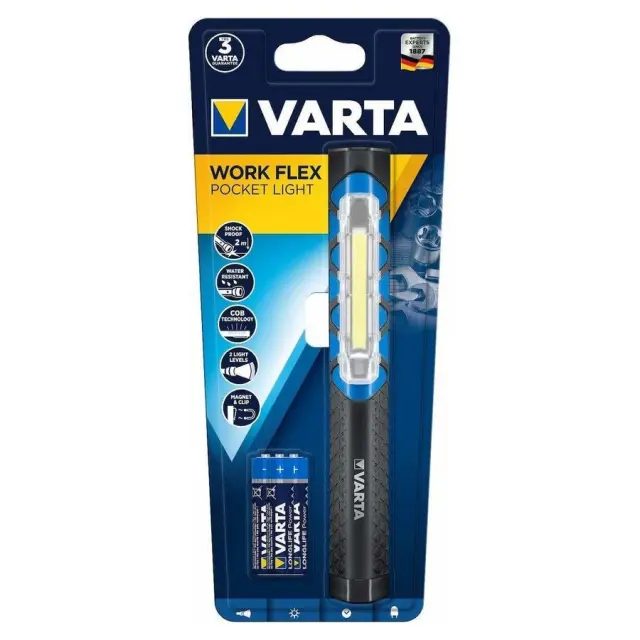 Varta Work Flex φακός LED συνεργείου μπαταρίας 40lm