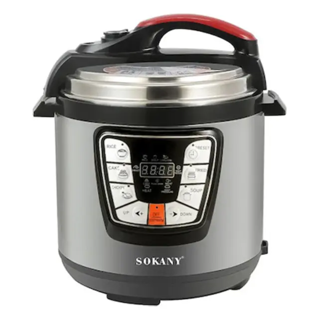 Sokany SK-2401 Πολυμάγειρας 1000W με Χωρητικότητα 6lt Ασημί